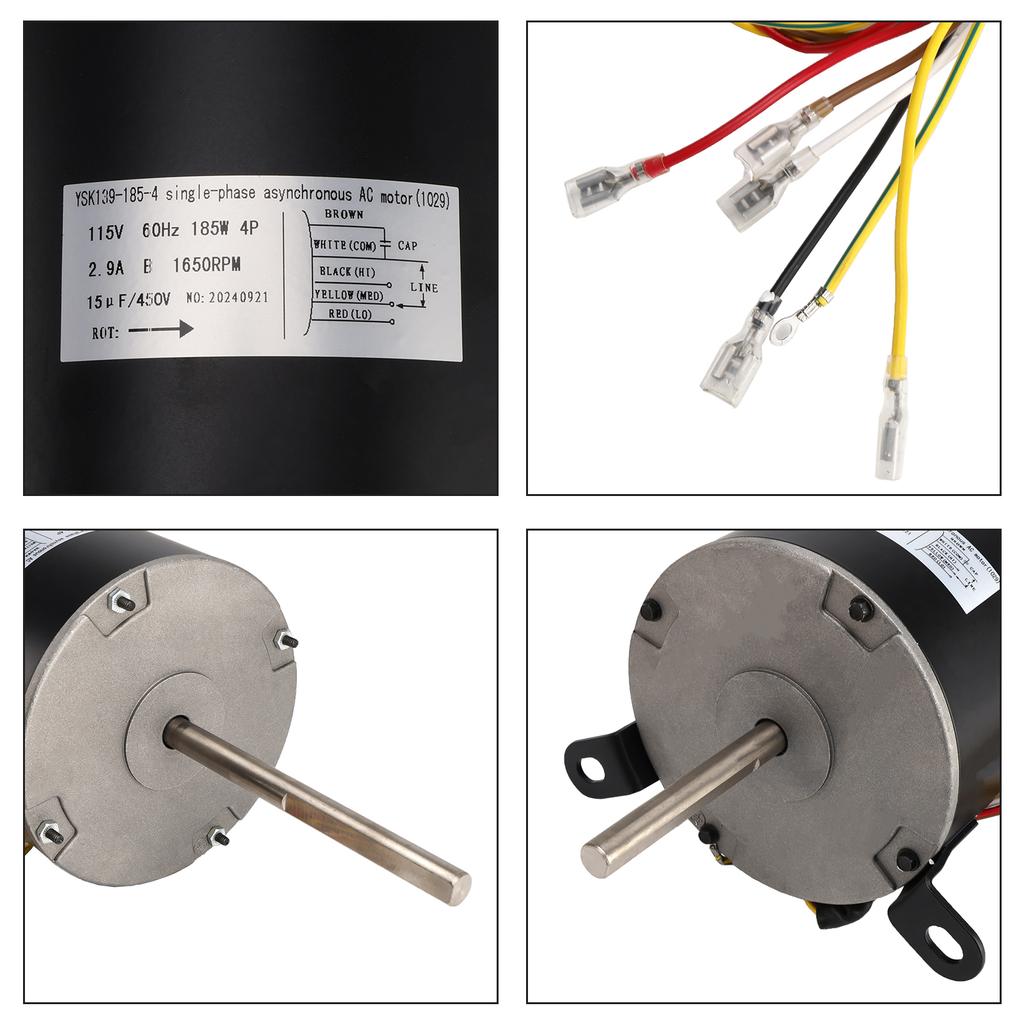 3314471.011 Fan Motor Assembly for Dometic Penguin II Replaces GENTEQ F48AE48A61