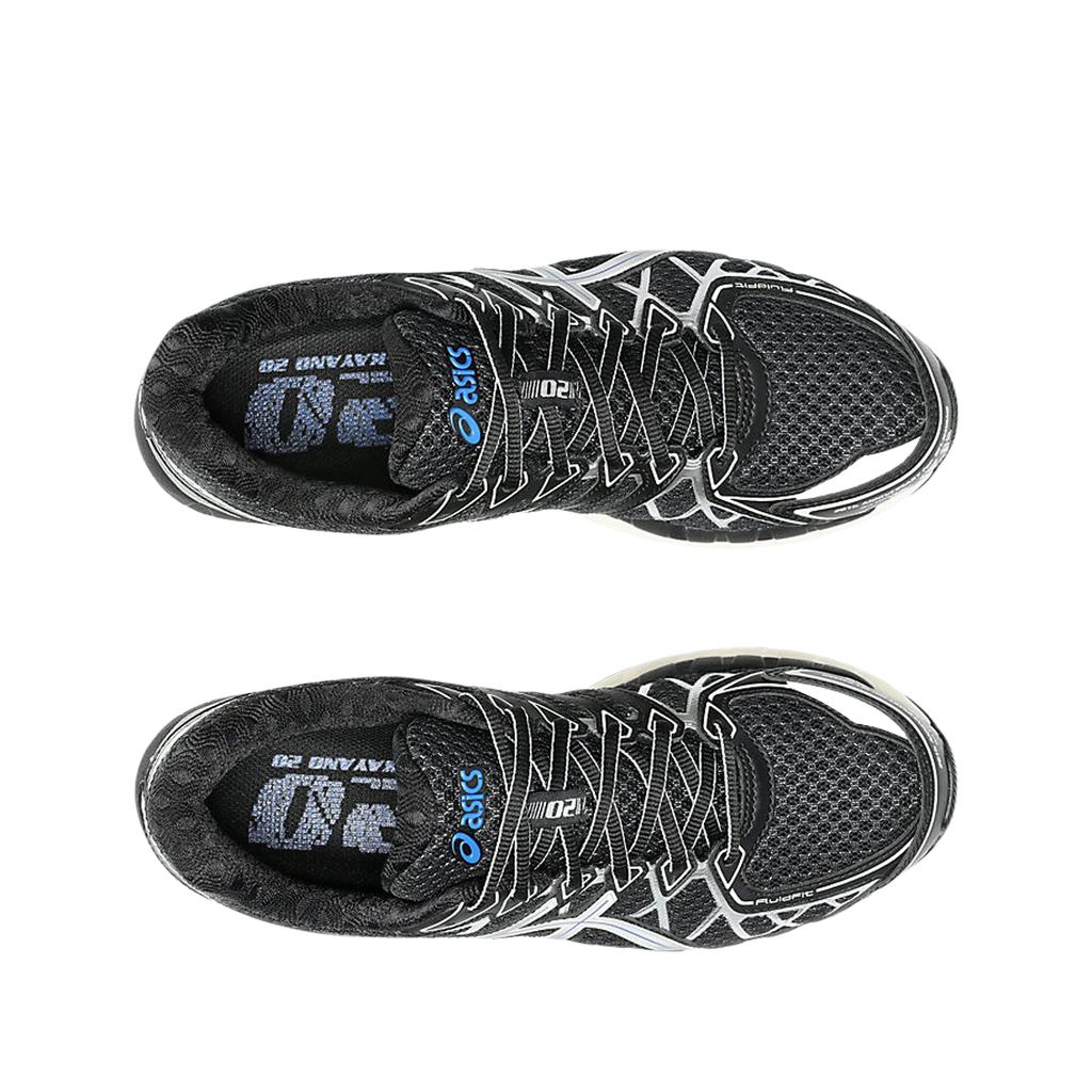 Asics Gel Kayano 20 Schwarz Silber Blau Unisex Sneaker Reinsilber 1203A388-001
