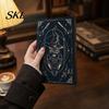 Sticker Storage Notebook Lined Journal for Women Men, Gothic Mystical Hardcover A5 Ruled Personalized Notebook, Daily Office School, Writing,