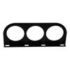 7.44 *3*0.66Inch Gauge Mount Holder 3-Hole Triple Instrument Panel Shell  Voltage Meter