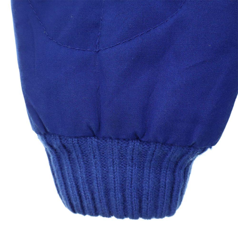 VINTAGE 80s Half zip coat 18 2/1 Blue Men's Used