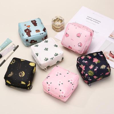 Bolsa de Almacenamiento para Toallas Sanitarias Compacta y Bonita para Niñas y Monedero