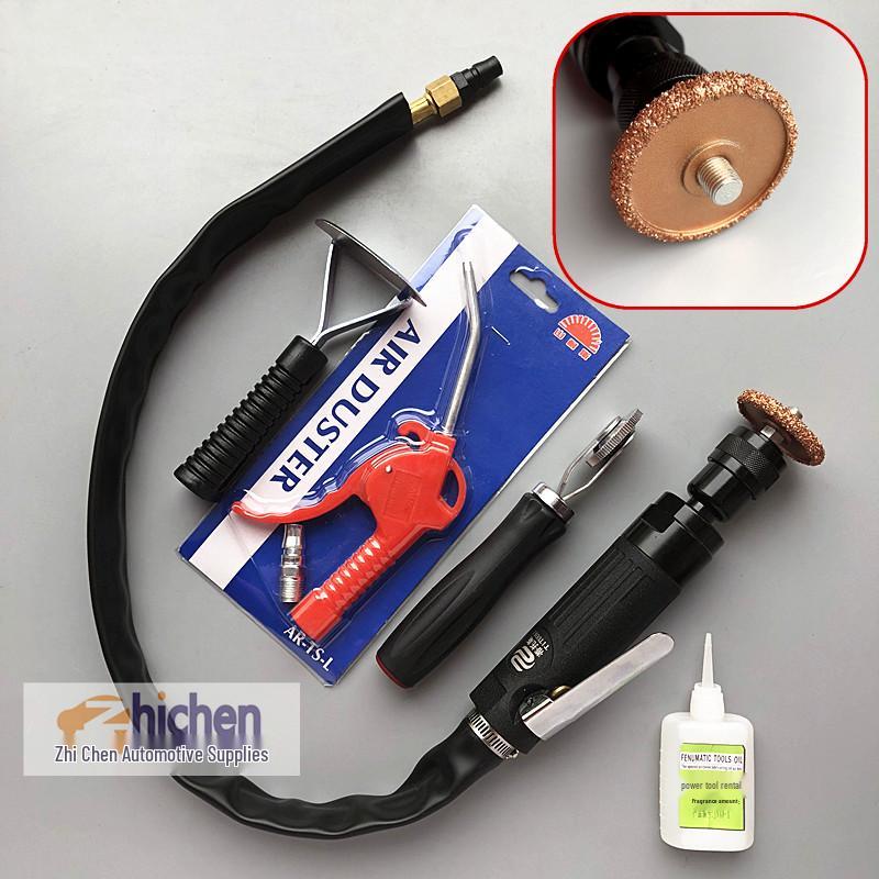 Tire Repair Low-Speed Pneumatic Grinder with Tungsten Steel Grinding Head