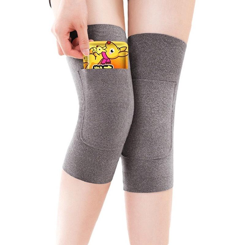 German Velvet Pocket Knee Pads To Keep Warm, Thick Anti-slide Knee Pads for Sports To Protect The Whole Leg, Knee Joints, Old Cold Legs, and Thighs.