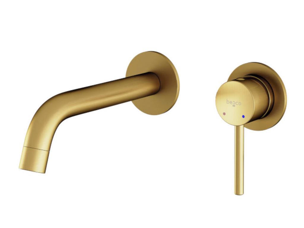 DECCO Gold Matte Washbasin Tap for Besco Concealed Installation