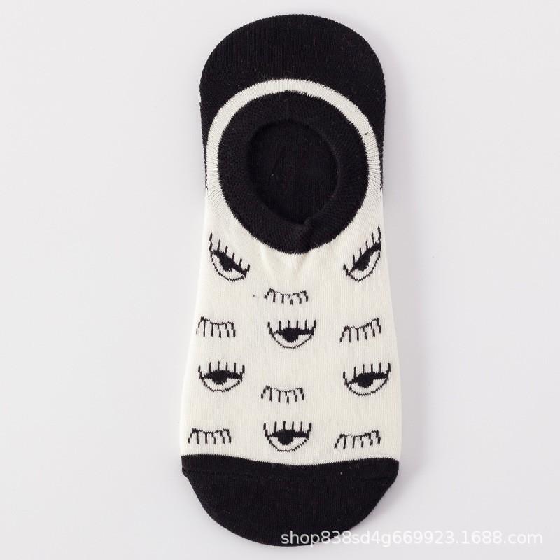 Womens Invisible Low-Cut Cotton Socks Non-Slip Ankle Breathable Casual Short Daily Wear
