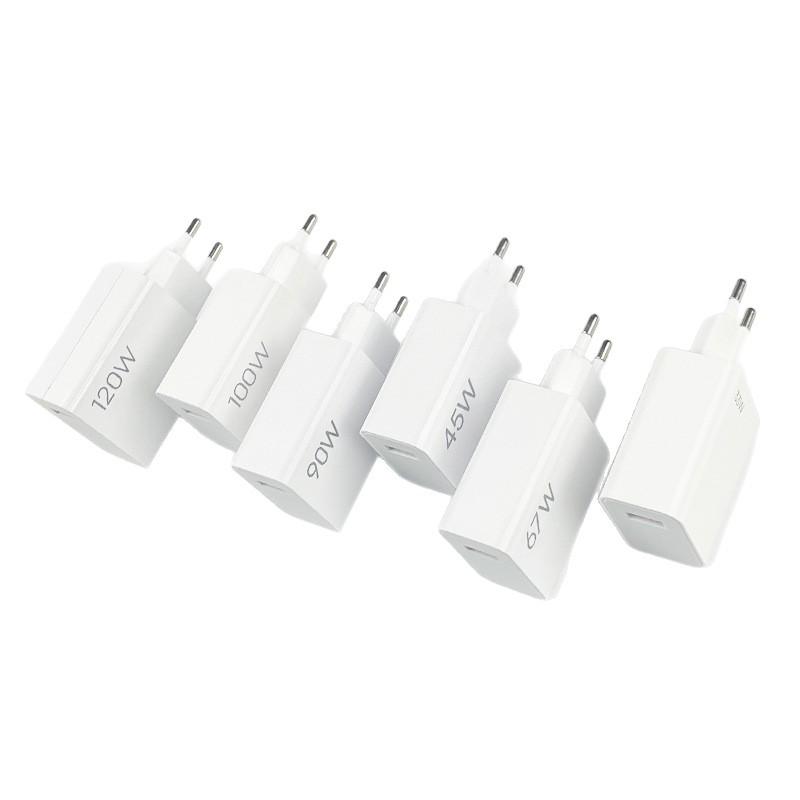 European Standard Fast Charger for Xiaomi Redmi - Supports 120W, 100W, 90W, 67W, 45W, 33W, Gold Label 6A