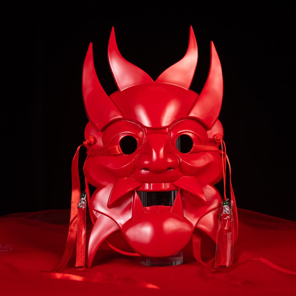 New Temple Fair Party Painting Nuo Opera Mask COS Carving ABS Mask Full Face National Style Props