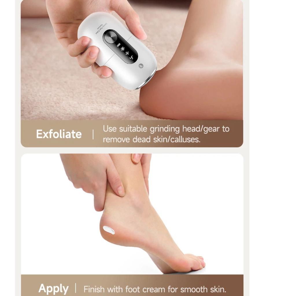 Automatic Electric Foot Grinder USB Rechargeable Callus Remover Pedicure Tool Remove Dead Skin Cracked Heel Foot Care Gadget