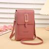 Urban Minimalist Women's Touchscreen Crossbody Bag – Multifunctional Card Holder & Coin Purse 