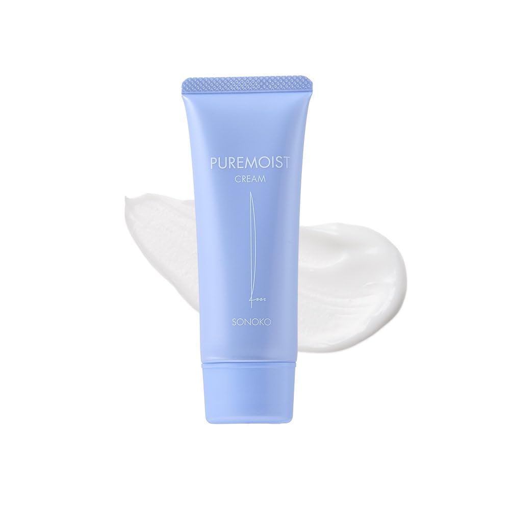

SONOKO Pure Moist Cream 40g [Renewed] Moisturizing cream with moisturizing ingredients: hyaluronic acid, ceramide. High moisturizing effect.