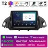 Smart System GPS Navigation For Ford C-MAX Kuga 2 Escape 3 2012 2013 2014 2015 - 2019 Wireless Carplay QLED IPS Screen Head Unit