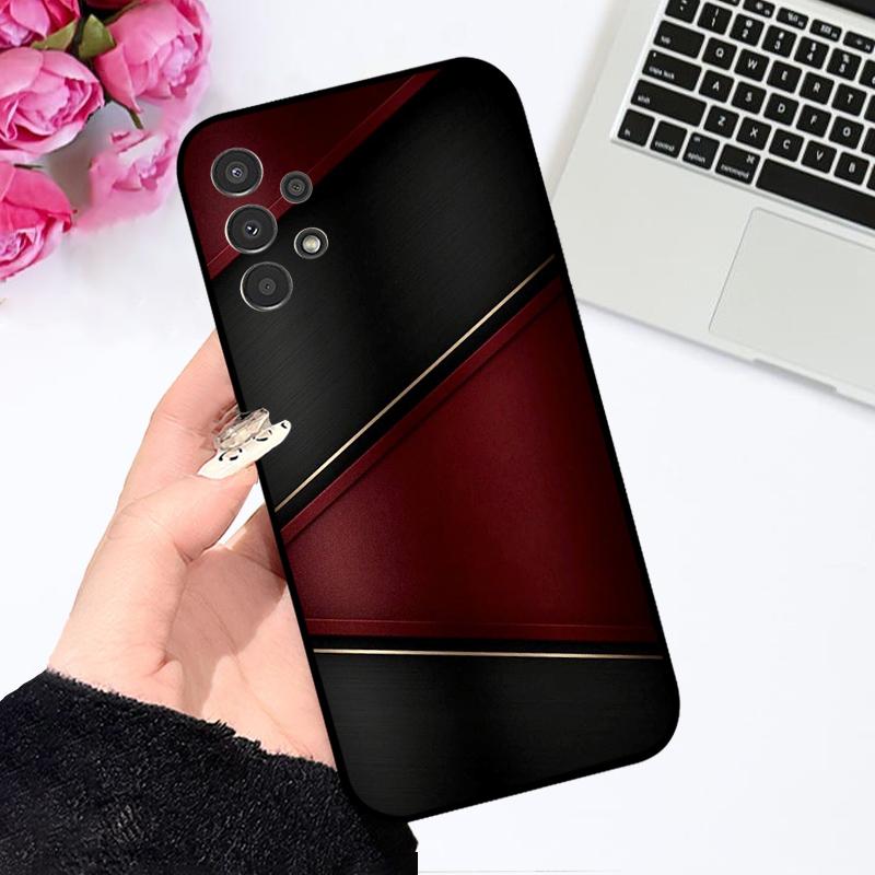 For Samsung A32 4G 5G Case A325 A326 TPU Silicone Matte Cartoon Phone Back Cover For Samsung Galaxy M32 5G SM-M326B Coque Bumper