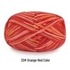 Aou Ou 5-Strand Variegated Milk Cotton Yarn Ball, Floral Medium-Thick, for Baby Scarves and Slippers.