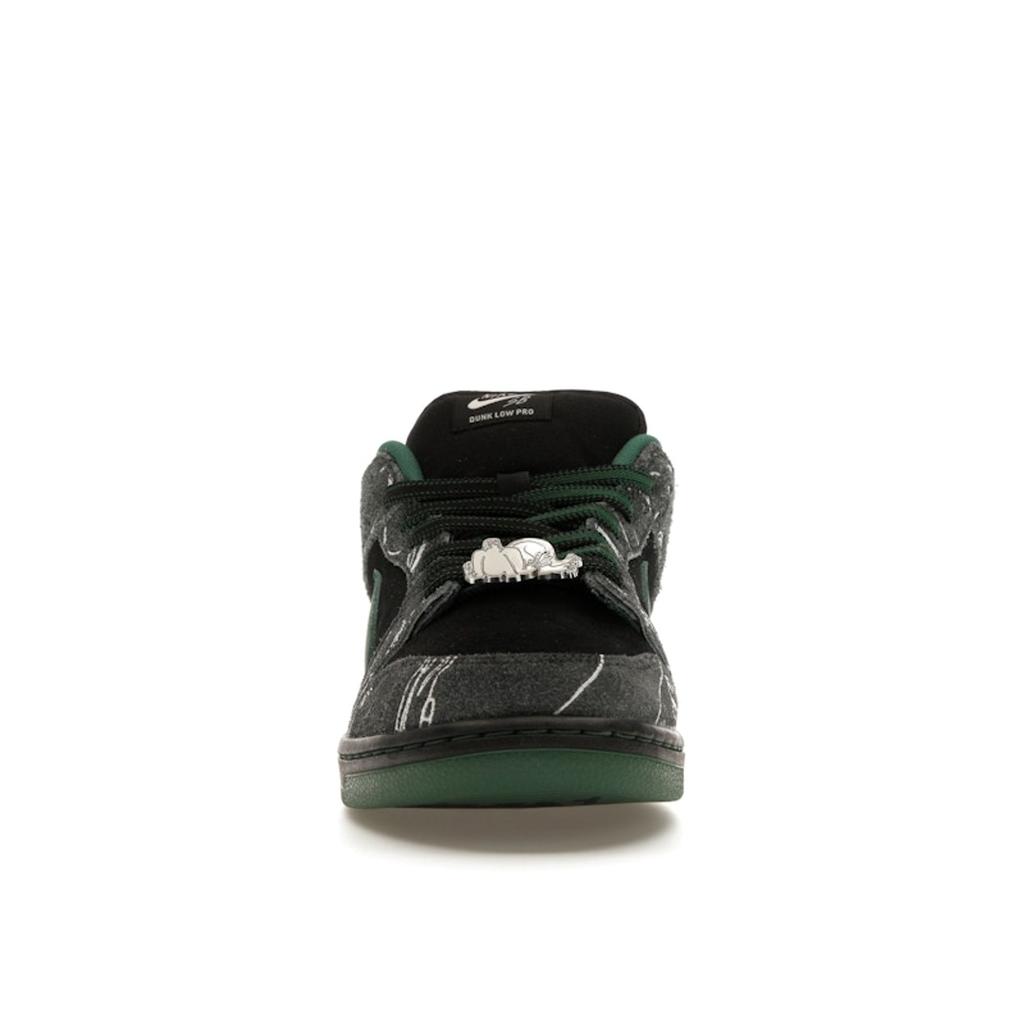 Nike THERE Skateboards X Dunk Low SB Ultra Humanized Unisex Sneakers Black Gorge-Green Summit-White HF7743-001