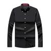 Herren Hemd Button-down Kragen Formell Business Langarm Lässig Koreanische Mode Slim Fit Männliche Designer Hemden Weiß