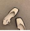2025 Summer Women's French Square-Toe Soft Sole Sandals
