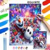 Olaf Christmas Oil Painting Kit Home Bedroom Wall Decor Handmade Gift Art Crafts Supplies Festive Decoration For Holiday Decor