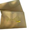 No. 7 Thanksgiving A5 Western-Style Thick Pearlescent Gold Hot Stamped Envelope, 23×16cm