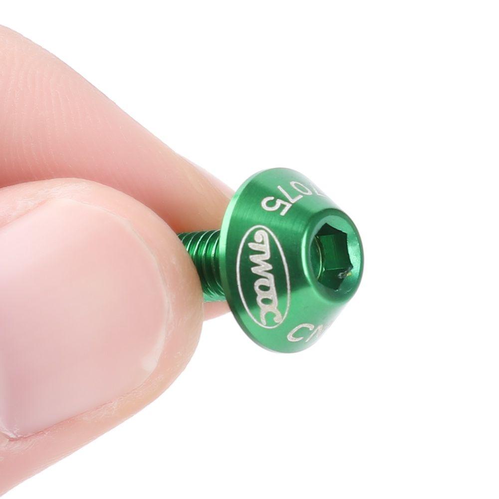 2pcs Mountain Bike Aluminum Alloy Bicycle Water Bottle Bolts Stainless Steel Screw Cage Holder Screw