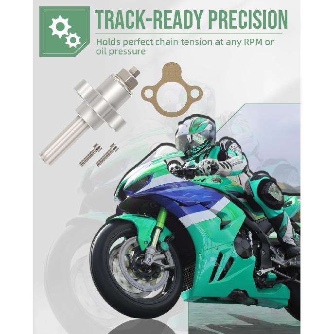 Manual Cam Chain Tensioner Kit for Honda CBR1000RR | Fits for Honda CBR1000RR/RA/RS/S/S1 2008-2024, Includes gasket, Compatible with 14520-MFL-013