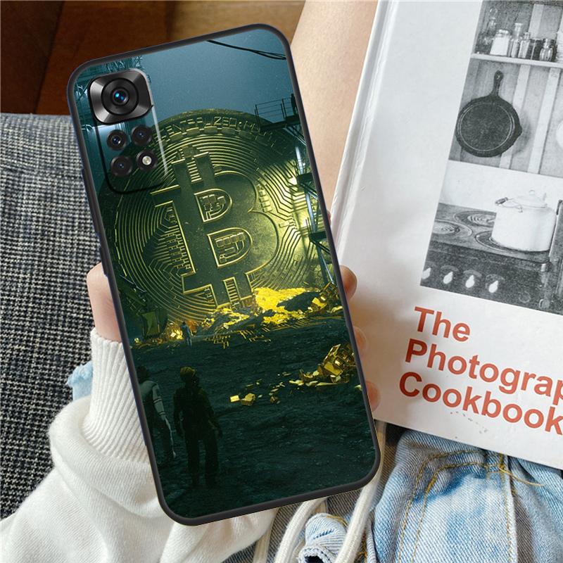 Bitcoin Phone Case For Xiaomi Redmi Note 12 12S 12C 13C 10 10C 10A 9 9C 10S 11S 11 Pro Soft Cover
