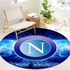 SSC Napoli Custom Name Round Area Rug,Carpet Rug for Living Room Bedroom Sofa Playroom Decor,Non-slip Floor Mat