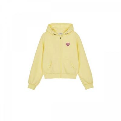 Modern Fit Zip Up Hoodie Yellow FallIng In Golf