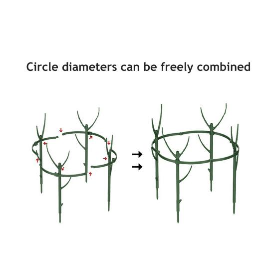 3/5/10Pcs/Set Monstera Plant Support Stake Stackable Garden Plant Support Pole Indoor Outdoor Tall Potted Climbing Plant Holder Stick Moss Pole