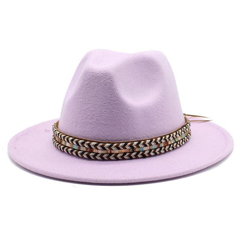 Pălărie Fedora din pâslă de iarnă pentru femei, 59-61 cm, mărime mare, Trilby, pălării de jazz, șapcă pentru petrecere, nuntă, biserică, chapeau femme