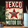 Vintage Texaco Red Star Oil Metal Poster Retro Bar Wall Decor Sign