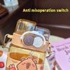 520ml Cute Kids Water Bottle with Straw and Strap Outdoor Portable Plastic Cartoon Water Cup Children camping water bottle