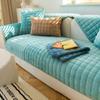 Falai Velvet Sofa Cushion Winter Thickened Non-slip Sofa Cover All-inclusive Cushion Cover Simple Modern Backrest Cover Winter