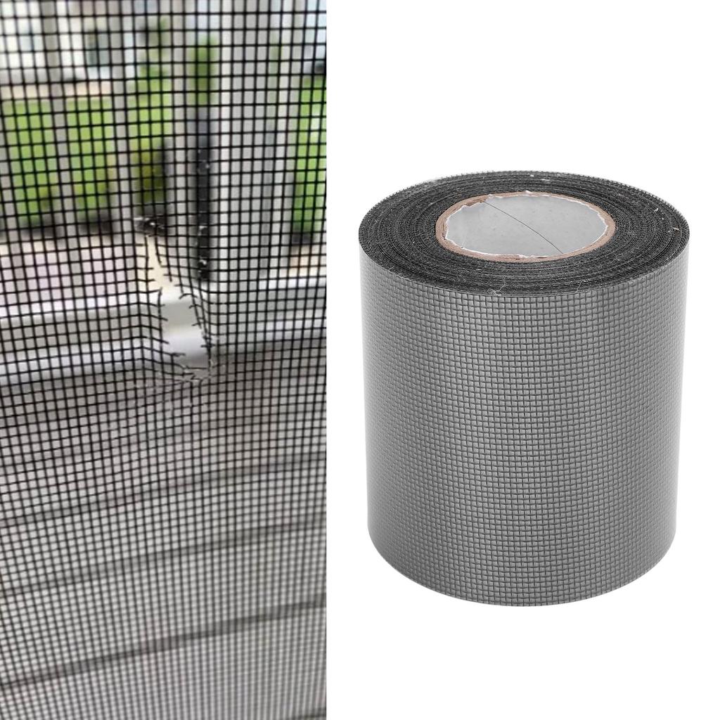 Window Screen Repair Tape 80mmx9.15m Transparent Self Adhesive Mesh Screen Repair Patch
