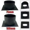 75mm/100mm Car Air Diesel Parking Heater Base Mounting Bracket Floor Plate Turret Planar Deep Black For Eberspacher Webasto