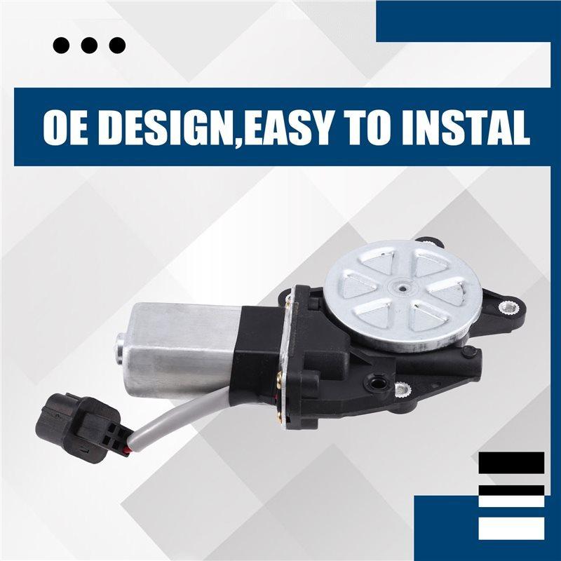 MR573877 Front Left Window Regulator Motor Power Window Motor 2Pin For Mitsubishi Outlander 2.4L 2003-2006