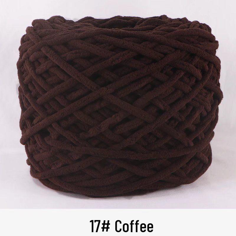 Handgjord Tjock Halsduksgarnboll - Mjuk DIY Stickning & Virkning