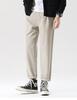 Anti wrinkle copper ammonia silk spring new casual pants for men, loose and versatile straight leg tapered pants