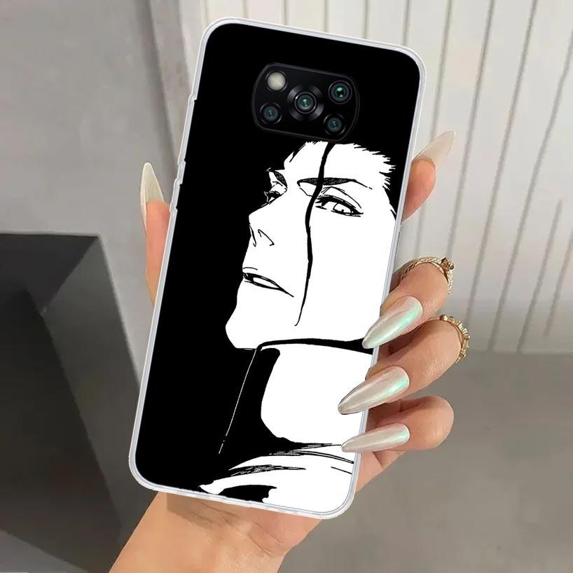 Bleach Aizen Sousuke Phone Case for Xiaomi Poco X5 X6 X7 Pro F7 Ultra M7 Redmi 15 15C 13 13C 12 12C 10 10A 10C 9 9A 9C 9T Shell