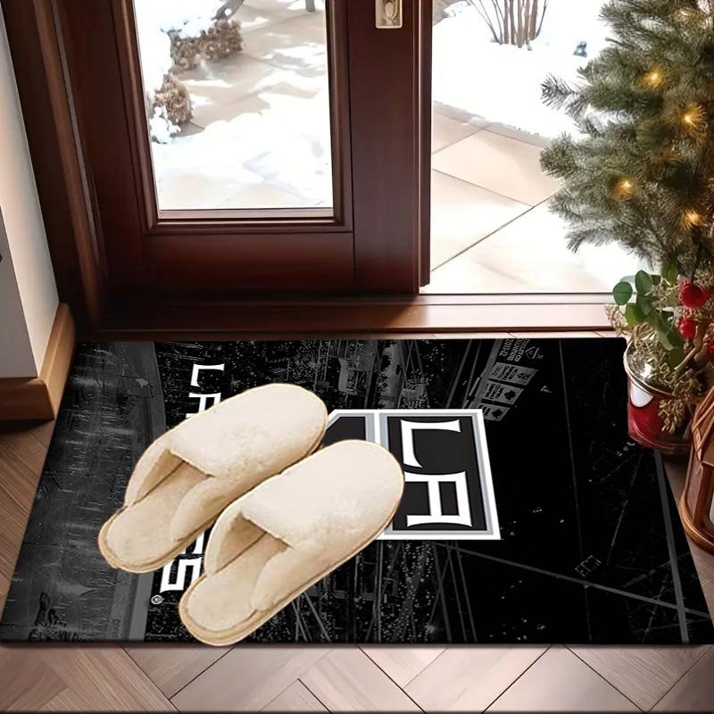 Angeles King Crest Bereichsteppich Geeignet für Innen und Außen, Teppiche für Küchen, Häuser, Büros, Wohnzimmer, Heimdekoration, Weihnachtsgeschenk