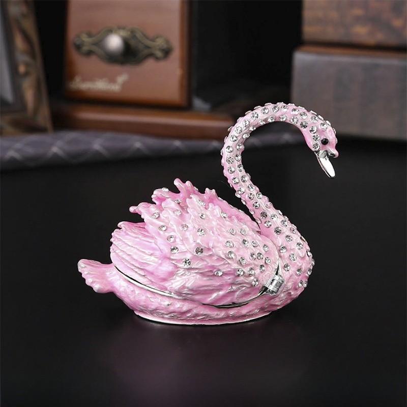 Jewelry Box With Enamel Finish For Home Decor Storage