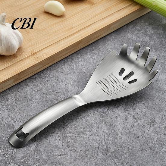 Metal Radish Grater Stainless Steel Slotted Spoon with Bottle Opener & Ginger Grater, Fine Tooth Handheld Vegetable Puree Maker Manual Grinder