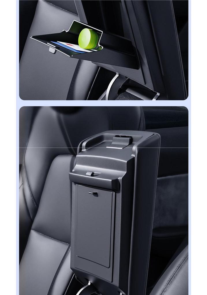 Tesla Model 3/Y Mittelkonsolen-Privatsphären-Aufbewahrungsbox Armlehnen-Organizer YL Modifizierte Zubehörteile