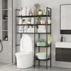 2/3 Tier Bathroom Storage Cabinet - Space-Saving, Over-The-Toilet Storage Shelf, Easy To Assemble, Suitable for Bathroom Essentials with Rust-Proof
