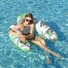 Inflatable Pool Float Lounger, Comfortable Sling Seat, Back Rest, Cup Holder, Dry Cover Floatie Pool Party Beach Lake Durable