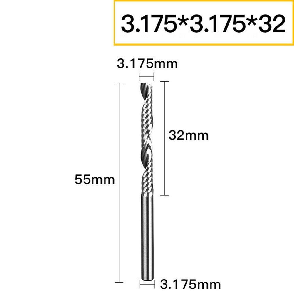 Efficient and Spiral Milling Cutter Perfect for Acrylic and Board