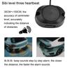 Qiilu Parking Sensor, Black Parking Sensor Reverse Radar Kit Warning Sound Indicator Probe System