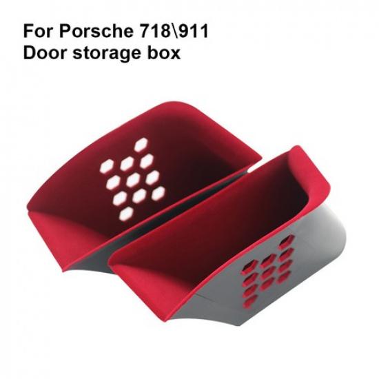 2Pcs Car Center Console Gap Armrest Holder Organizer Container Pocket Storage