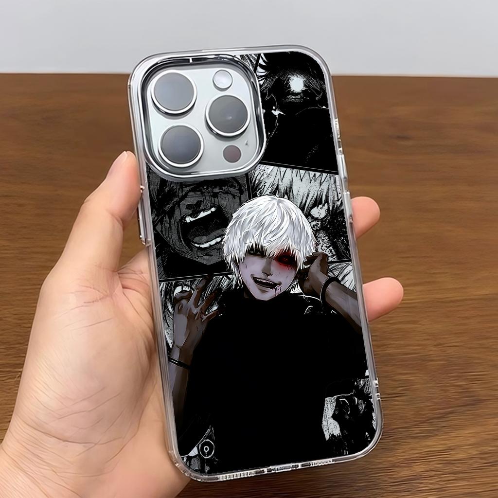 Coque de téléphone Anime Japonais Tokyo Ghoul Pour iPhone 17 16e 16 15 14 13 12 11 mini Pro Max X XR XSMAX 8 7 Air Plus Housse Souple