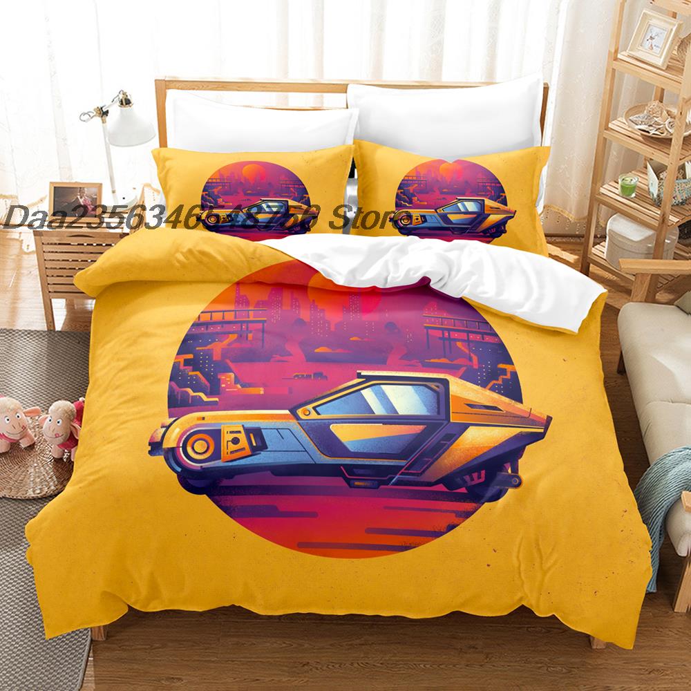 2049 Blade Runner Bedding Set Single Twin Full Queen King Size Bed Set Aldult Kid Bedroom Duvetcover Sets 3D Bed Sheet Set